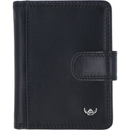 Golden Head Polo Estuche para tarjetas de crédito Bloqueo RFID Piel natural 8 cm  Modelo 5