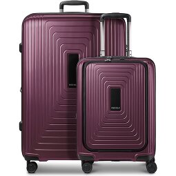 Redolz Juego de maletas Essentials 14 de 4 ruedas Compartimento para portátil de 2 piezas con pliegue extensible  Modelo 1
