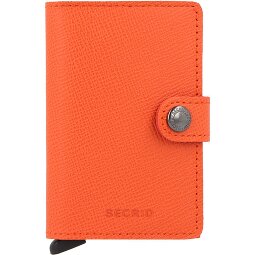 Secrid Miniwallet Crisple Funda para tarjetas de crédito Cartera de piel RFID 6,5 cm  Modelo 4