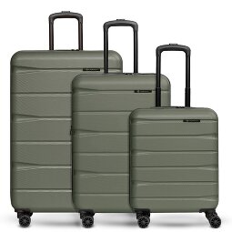 Franky Juego de maletas Munich 4.0 de 4 ruedas, 3 piezas con plegado extensible  Modelo 5