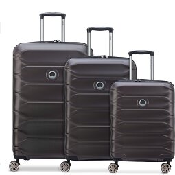 Delsey Paris Meteor 4 ruedas Juego de maletas 3 piezas con pliegue de expansión  Modelo 4