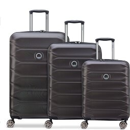 Delsey Paris Meteor 4 ruedas Juego de maletas 3 piezas con pliegue de expansión  Modelo 4