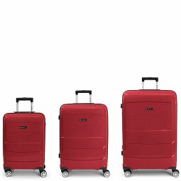 Gabol Midori 4 Roll Suitcase Set 3pcs.  Modelo 4