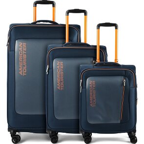 American Tourister Aktivus 4 ruedas Juego de maletas 3 piezas con pliegue de expansión
