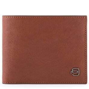 Piquadro Billetero Cuadrado Negro Piel 11 cm