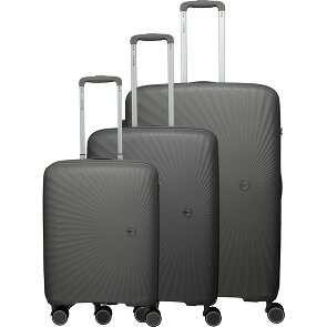 Travelite Tamaris x  Voyaage 4 ruedas Juego de maletas 3 piezas con pliegue de expansión