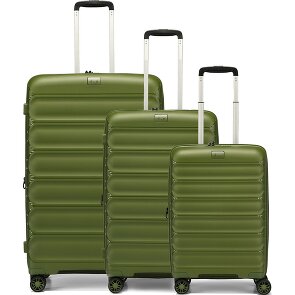 d&n Travel Line 4700 4 ruedas Juego de maletas 3 piezas con pliegue de expansión