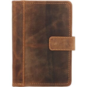 Greenburry Estuche de escritura vintage de piel 19 cm