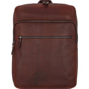 Burkely Mochila antigua Avery Piel 44 cm Compartimento para portátil