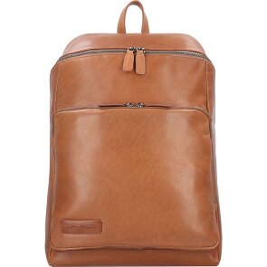 Plevier Rock Amaril Mochila de negocios Piel 43 cm Compartimento para el portátil