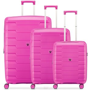 Roncato Skyline 2.0 4 ruedas Juego de maletas 3 piezas con pliegue de expansión