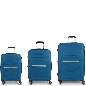 Gabol Shinyuu 4 ruedas Juego de maletas 3 piezas con pliegue de expansión