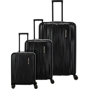 Travelite Barbara Novelty 4 ruedas Juego de maletas 3 piezas con pliegue de expansión