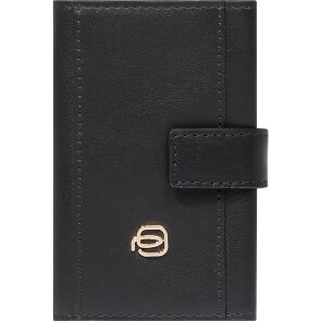 Piquadro Circle Estuche para tarjetas de crédito Protección RFID Piel 6.5 cm