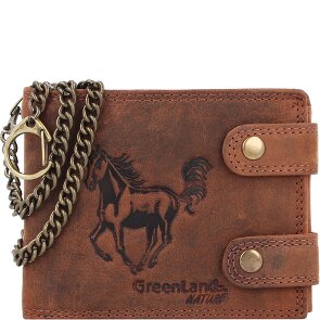 Greenland Nature Billetera Montenegro de cuero RFID 12 cm