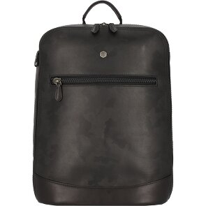 Jekyll & Hide Mochila Havana de cuero RFID con compartimento para el portátil de 41 cm