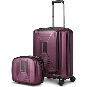 Redolz Juego de maletas Essentials 14 2 pzs. trolley de cabina con plegado extensible + neceser