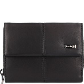 Greenland Nature Black Nappa Cartera Protección RFID Piel 13 cm