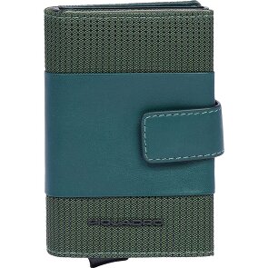 Piquadro PQ-Earth Estuche para tarjetas de crédito Protección RFID Piel 6.5 cm