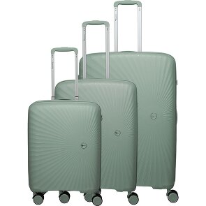 Travelite Tamaris x  Voyaage 4 ruedas Juego de maletas 3 piezas con pliegue de expansión