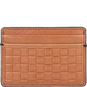 Fossil Estuche para tarjetas de crédito Bronson de cuero de 10 cm