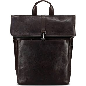 Jost London Mochila de día Piel natural 44 cm Compartimento para laptop