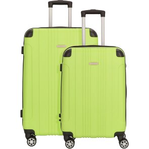 Nowi Lugano 4 ruedas Juego de maletas 2 piezas