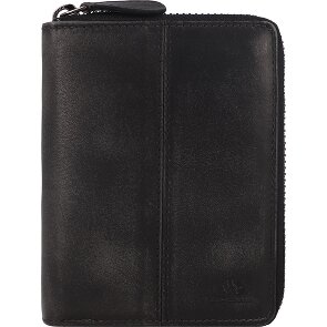 Greenburry Destressed Cartera Protección RFID Piel 13 cm