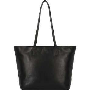 Greenburry Pure Black Bolsa de compras Piel 35 cm Compartimento para el portátil