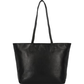 Greenburry Pure Black Bolsa de compras Piel 35 cm Compartimento para el portátil