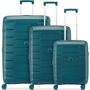Roncato Skyline 2.0 4 ruedas Juego de maletas 3 piezas con pliegue de expansión