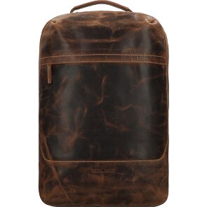 Greenburry Vintage mochila de viaje de cuero 48 cm compartimento para portátil