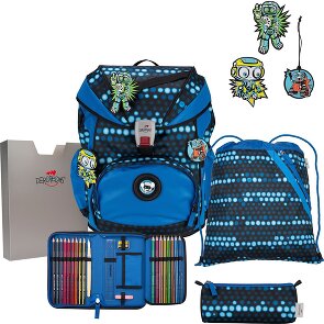 DerDieDas Juego de mochilas escolares ErgoFlex Superflash 5pcs.