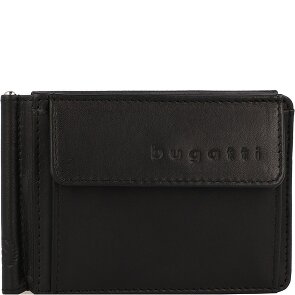bugatti Billetera de cuero Primo 11 cm con clip para billetes