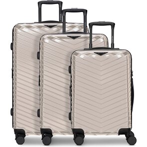 Redolz Essentials 18 4 ruedas Juego de maletas 3 piezas con pliegue de expansión