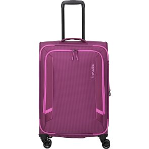 Travelite Corsiica 4 ruedas Carrito M 67 cm con pliegue de expansión