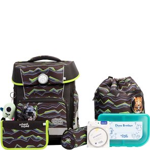 School-Mood Champion Maxx Pro Mila Juego de mochilas escolares 7 piezas