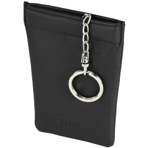 Esquire Estuche para llaves de cuero con logotipo de 8 cm