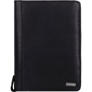 Greenland Nature Carpeta de anillas de napa negra 33 cm