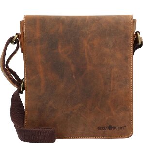 Greenburry Bolsa de hombro vintage de cuero de 23 cm