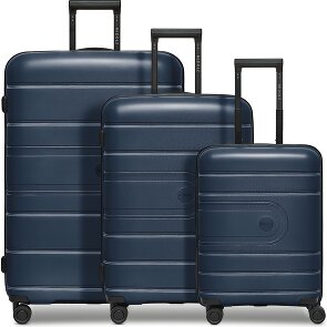 Redolz Essentials 11 4 ruedas Juego de maletas 3 piezas con pliegue de expansión