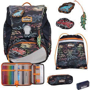 Scout Alpha Safety Light Juego de mochilas escolares 5 piezas