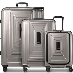 Redolz Essentials 14 4 ruedas Set de maletas 3 piezas Con fuelle expandible