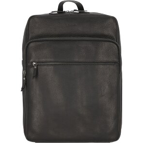 Burkely Mochila antigua Avery Piel 44 cm Compartimento para portátil