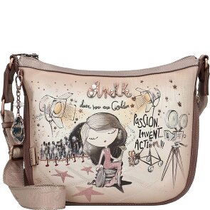 Anekke Hollywood Bolsa de hombro 28 cm con pliegue de expansión