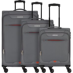 American Tourister Street Roll 4 ruedas Juego de maletas 3 piezas con pliegue de expansión
