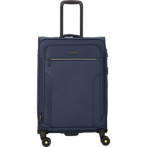 d&n Travel Line 9704 4 ruedas Carrito M 68 cm con pliegue de expansión