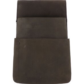 Alassio Cartera de camarero riñonera de cuero 10 cm