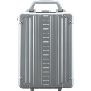 Aleon Maletín vertical de aluminio con compartimento para portátil de 25 cm