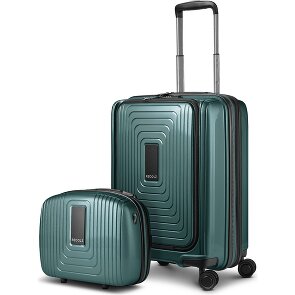 Redolz Juego de maletas Essentials 14 2 pzs. trolley de cabina con plegado extensible + neceser